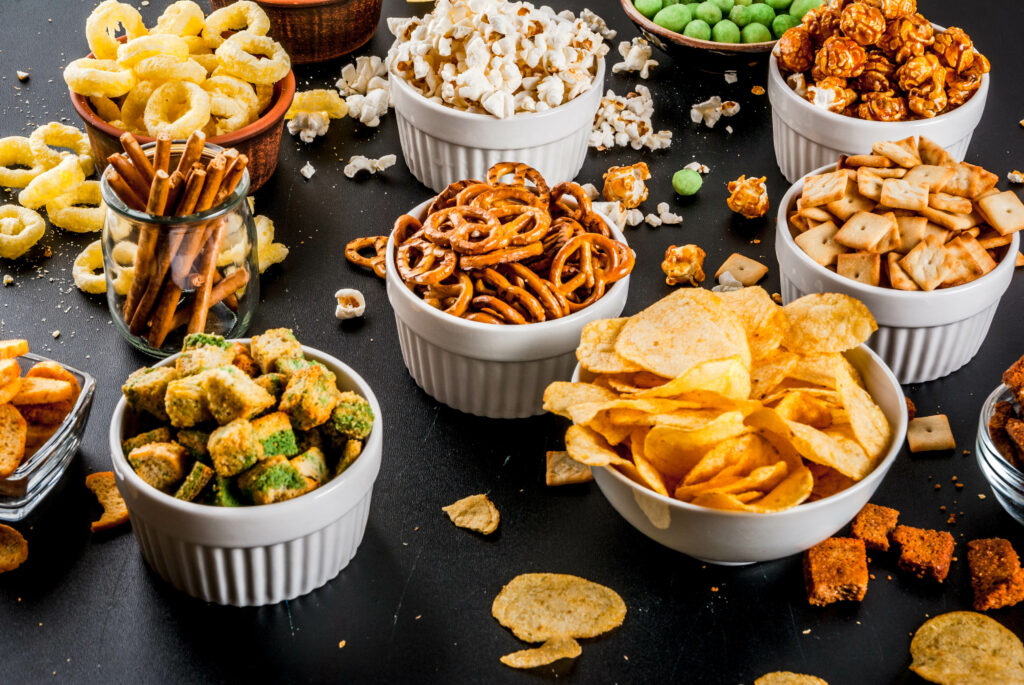Fingerfood Catering Snacks in Schalen